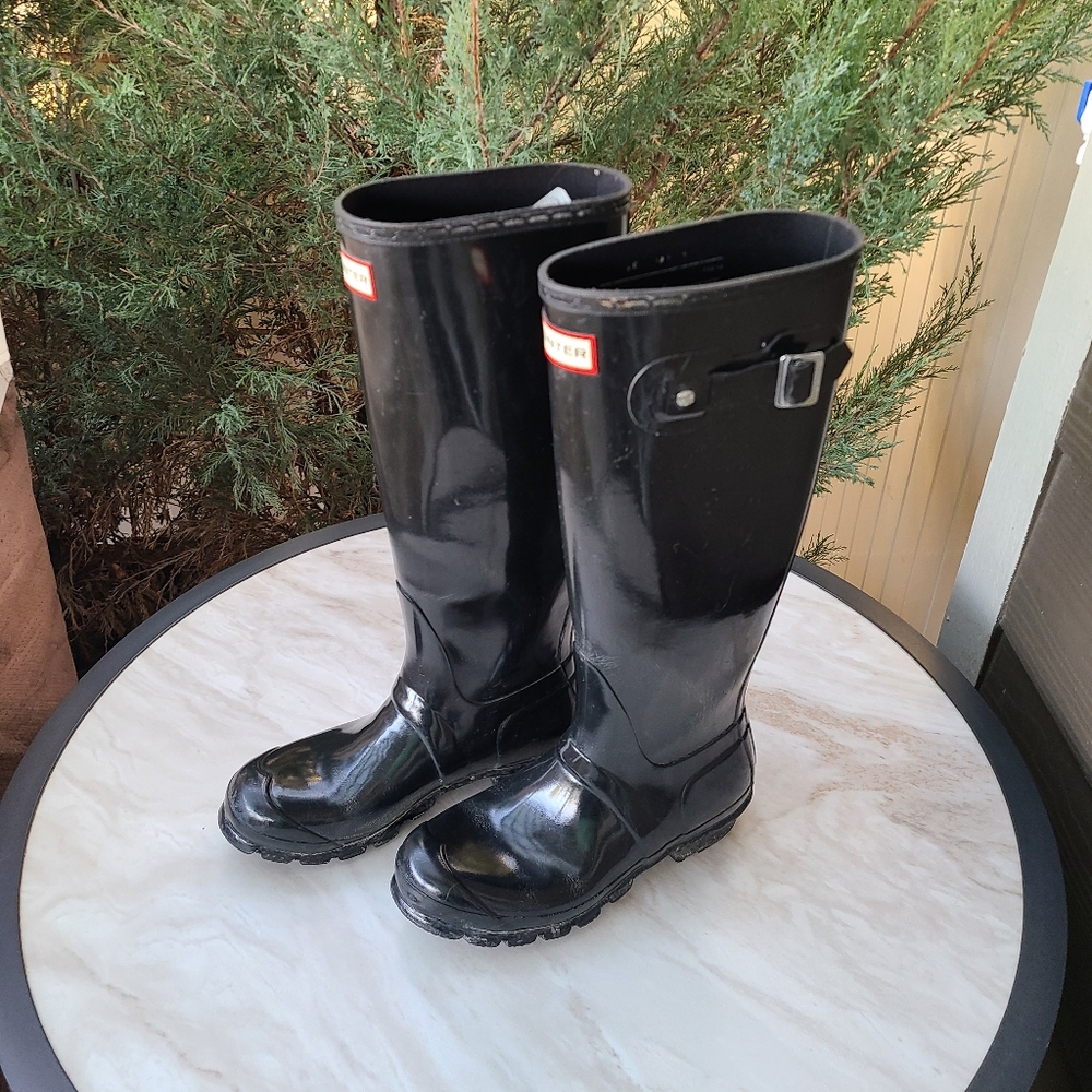 Hunter Black Women's Winter & Rain Boots